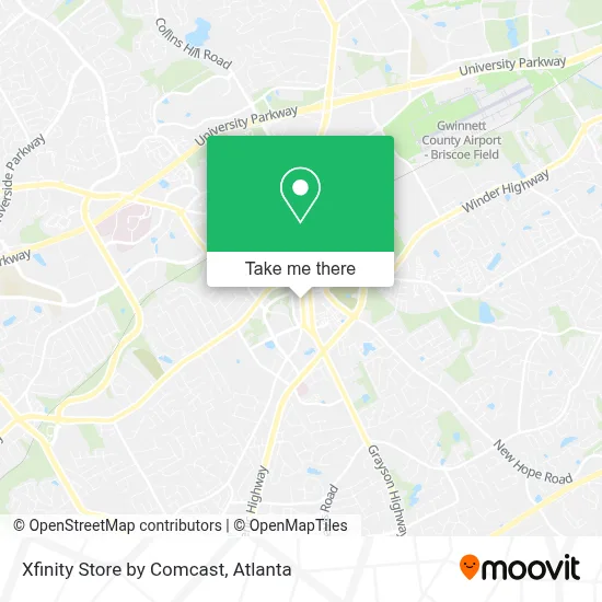 Xfinity Store by Comcast map