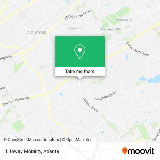 Lifeway Mobility map