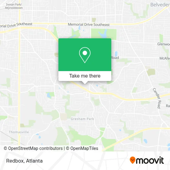 Redbox map