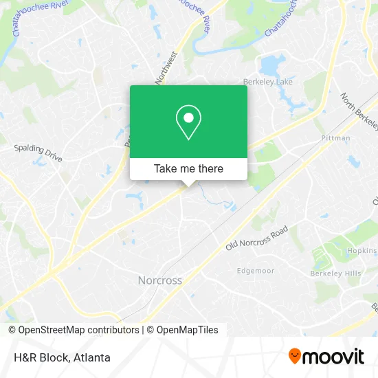 H&R Block map