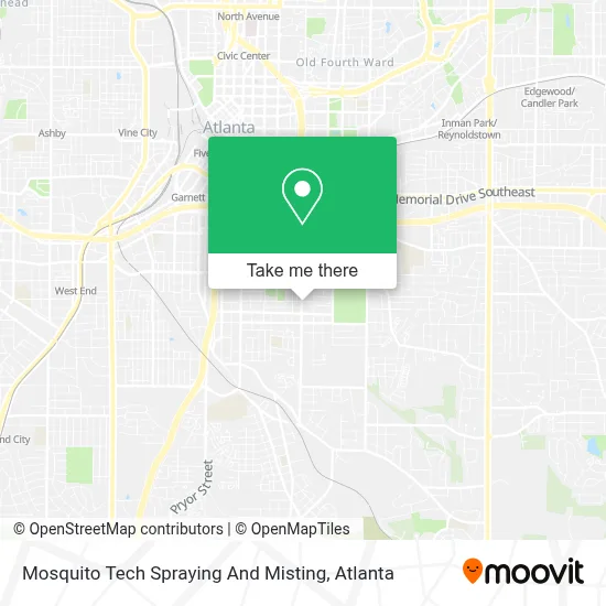 Mosquito Tech Spraying And Misting map