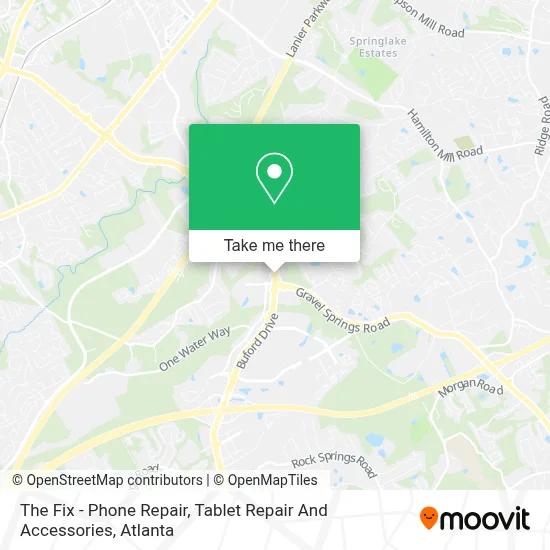 The Fix - Phone Repair, Tablet Repair And Accessories map