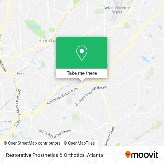 Restorative Prosthetics & Orthotics map