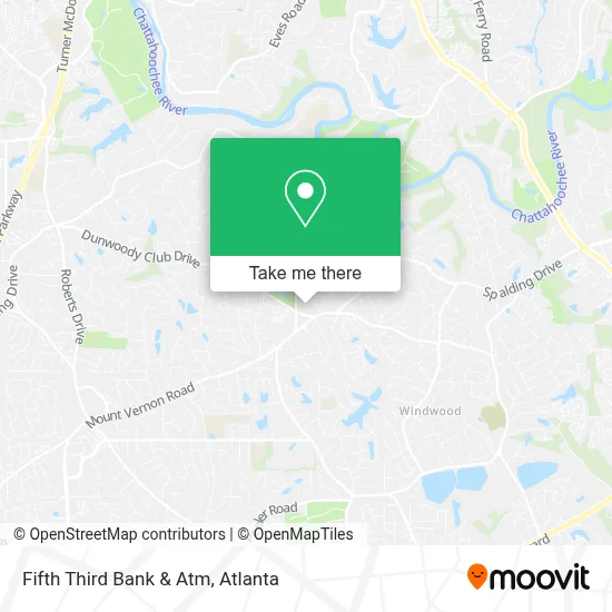 Fifth Third Bank & Atm map