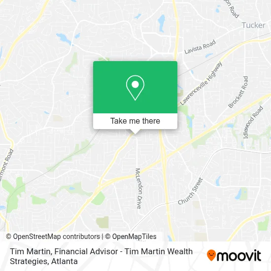 Tim Martin, Financial Advisor - Tim Martin Wealth Strategies map