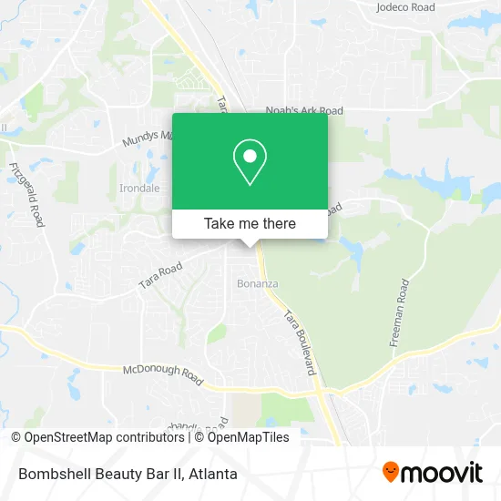 Bombshell Beauty Bar II map
