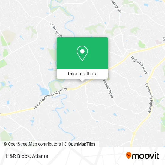 H&R Block map