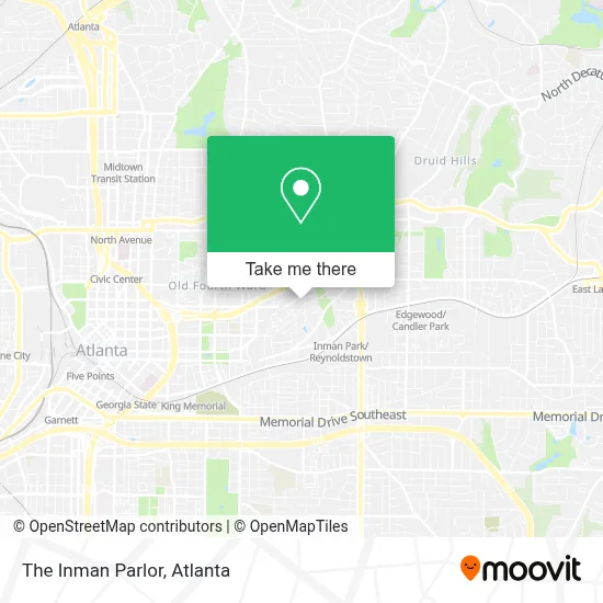 The Inman Parlor map