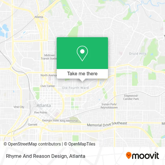 Rhyme And Reason Design map