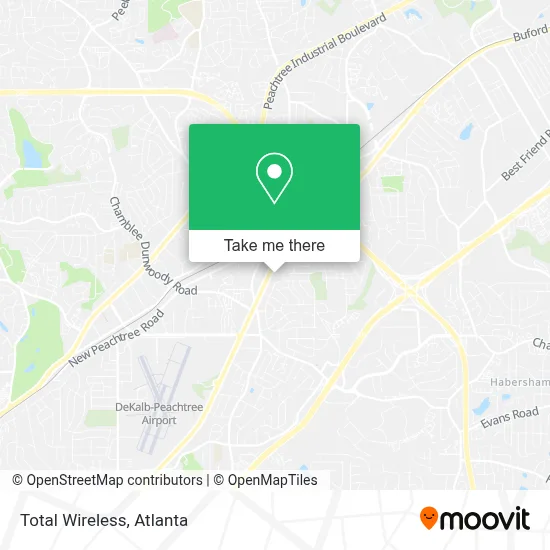 Total Wireless map