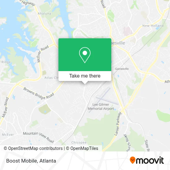 Boost Mobile map