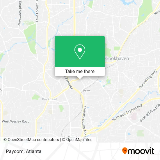 Paycom map