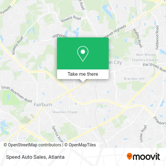 Speed Auto Sales map