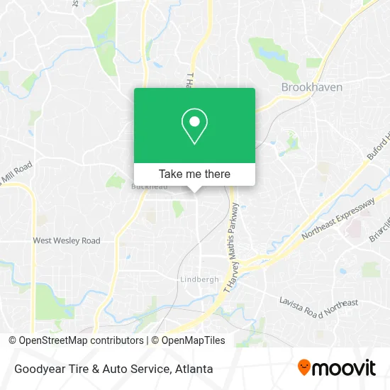Goodyear Tire & Auto Service map