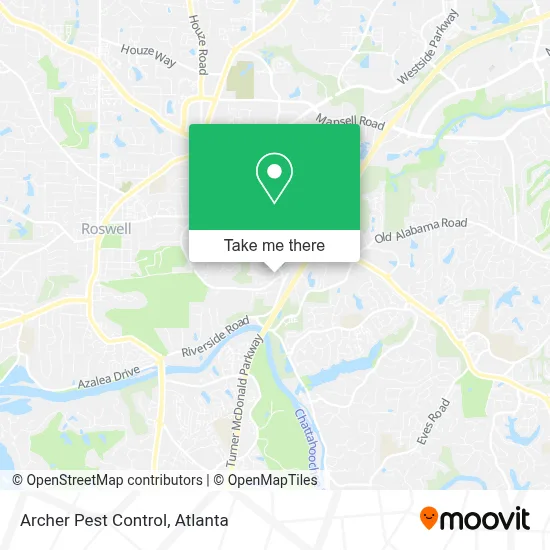 Archer Pest Control map