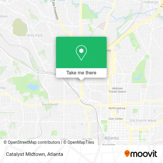 Catalyst Midtown map