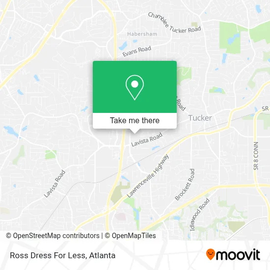 Ross Dress For Less map