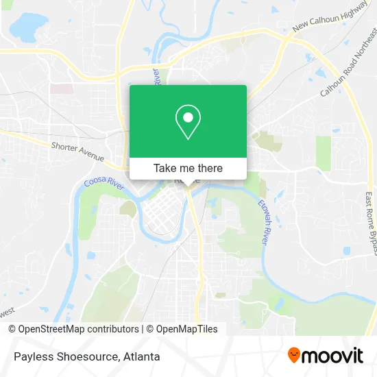 Payless Shoesource map