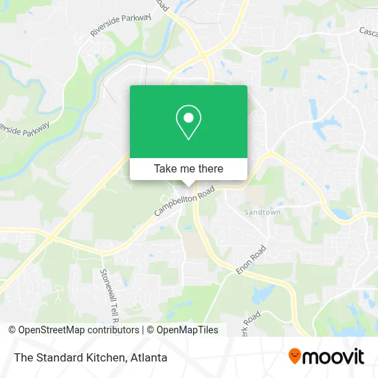 The Standard Kitchen map