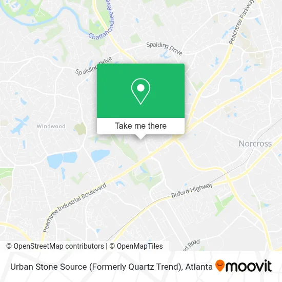 Urban Stone Source (Formerly Quartz Trend) map