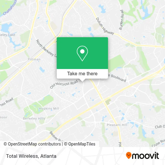 Total Wireless map