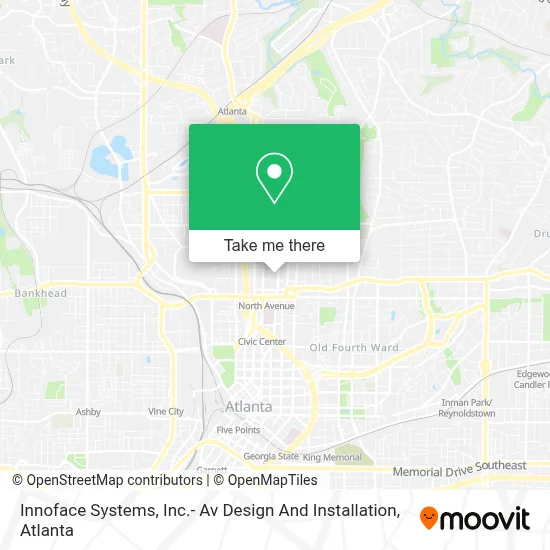Innoface Systems, Inc.- Av Design And Installation map