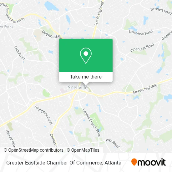 Greater Eastside Chamber Of Commerce map