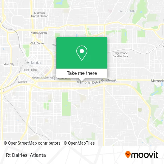 Rt Dairies map