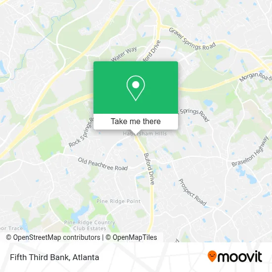 Fifth Third Bank map