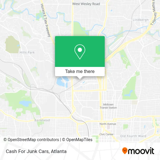 Cash For Junk Cars map