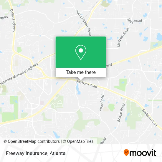 Freeway Insurance map