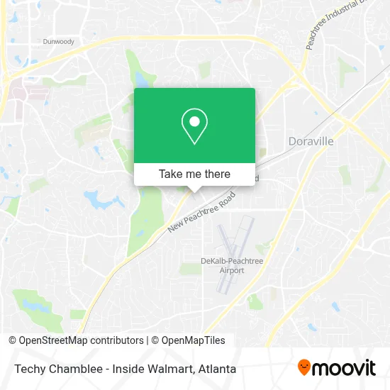 Techy Chamblee - Inside Walmart map