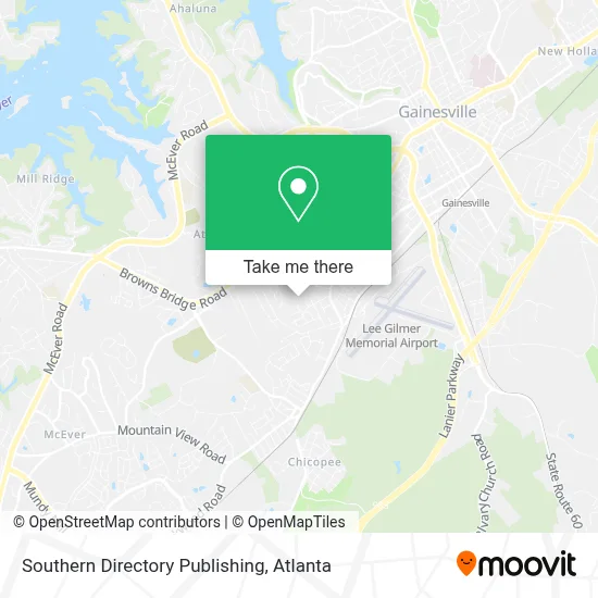 Southern Directory Publishing map