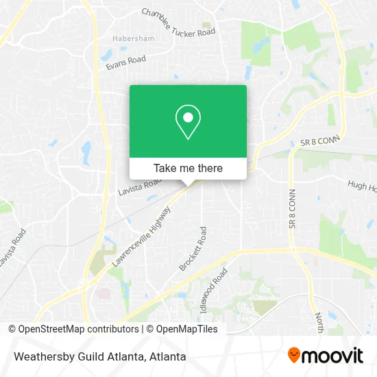 Weathersby Guild Atlanta map