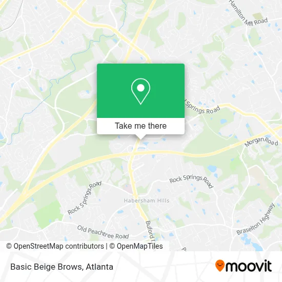 Basic Beige Brows map