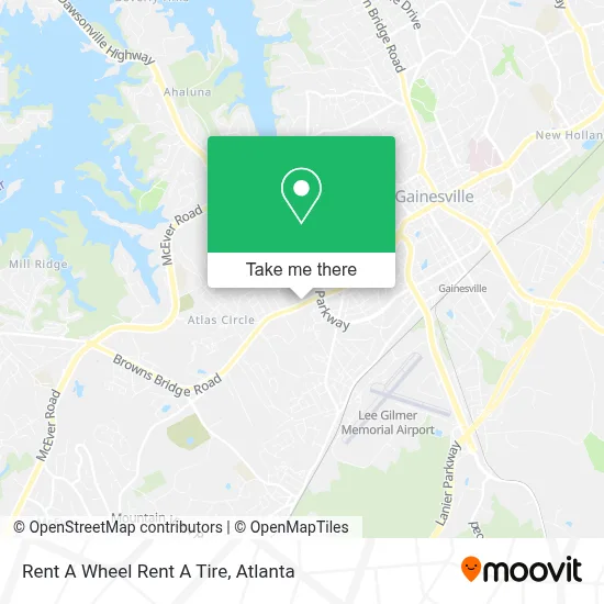 Rent A Wheel Rent A Tire map