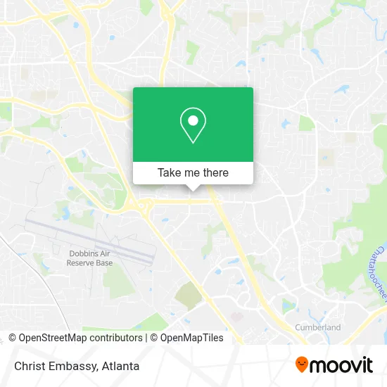Christ Embassy map