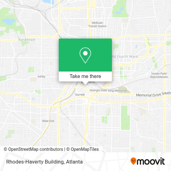 Rhodes-Haverty Building map