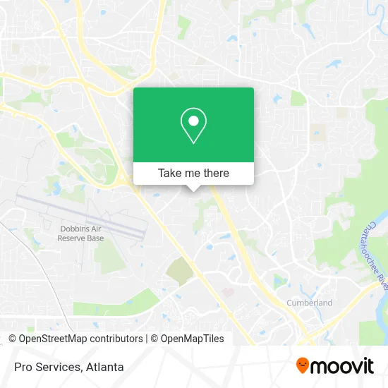 Pro Services map