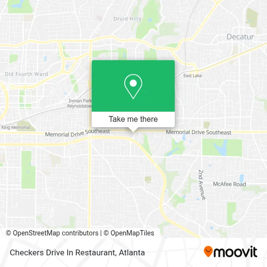 Checkers Drive In Restaurant map