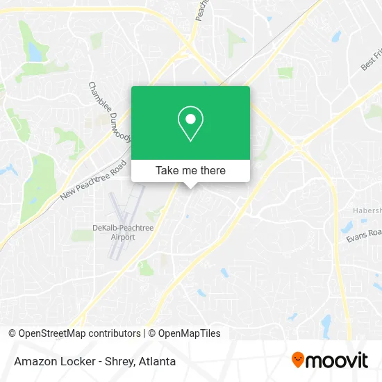 Amazon Locker - Shrey map