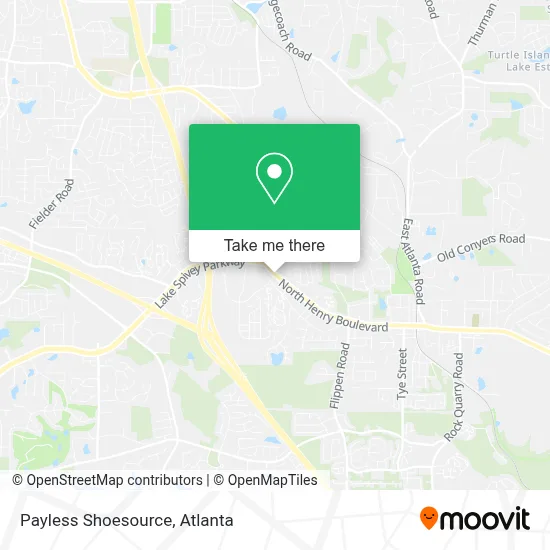 Payless Shoesource map