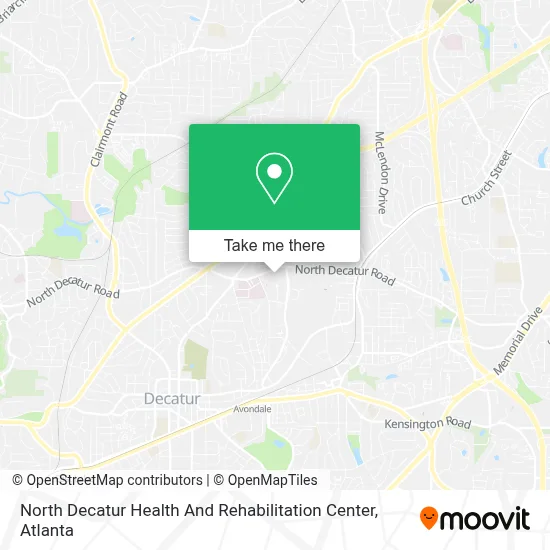 North Decatur Health And Rehabilitation Center map