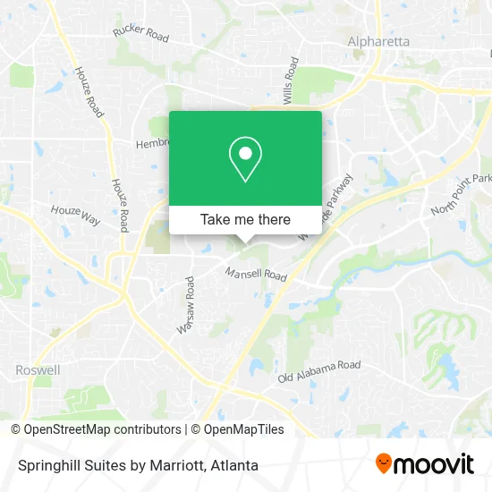 Springhill Suites by Marriott map