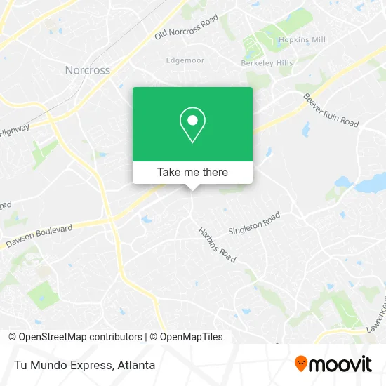 Tu Mundo Express map
