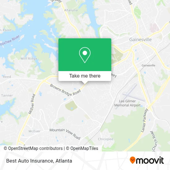 Best Auto Insurance map