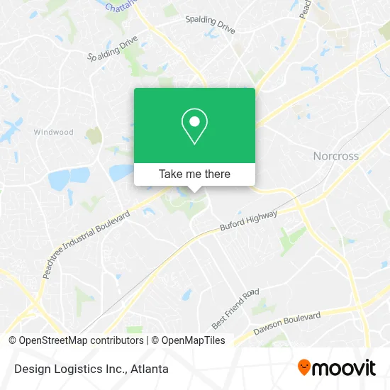 Design Logistics Inc. map