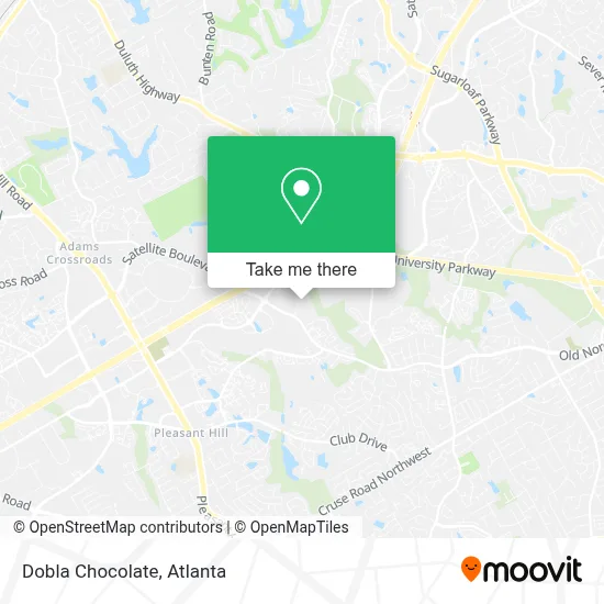 Dobla Chocolate map