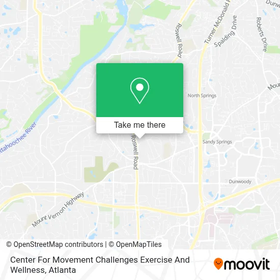 Center For Movement Challenges Exercise And Wellness map