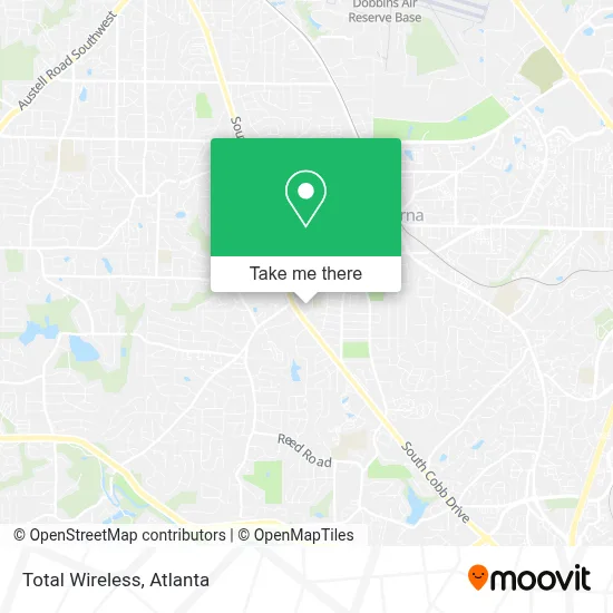 Total Wireless map